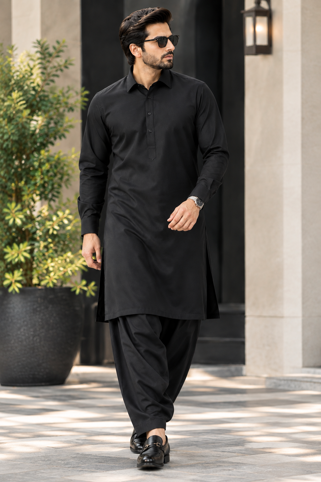 Black Suit Full Length