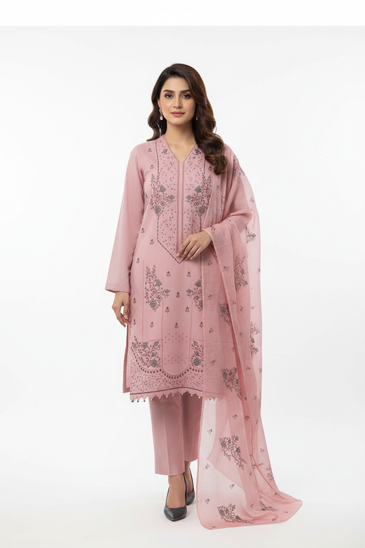 Pink Lawn 3-Piece Suit