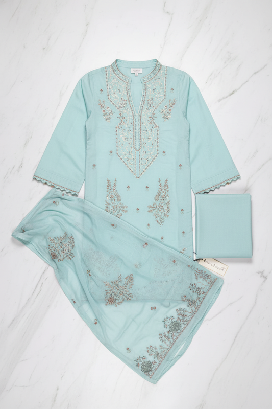 Rang-e-Nafasat Vol 143 Unfolded Flat Lay