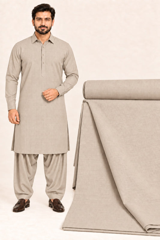 Pop Corn Wash & Wear – Premium Unstitched Suit