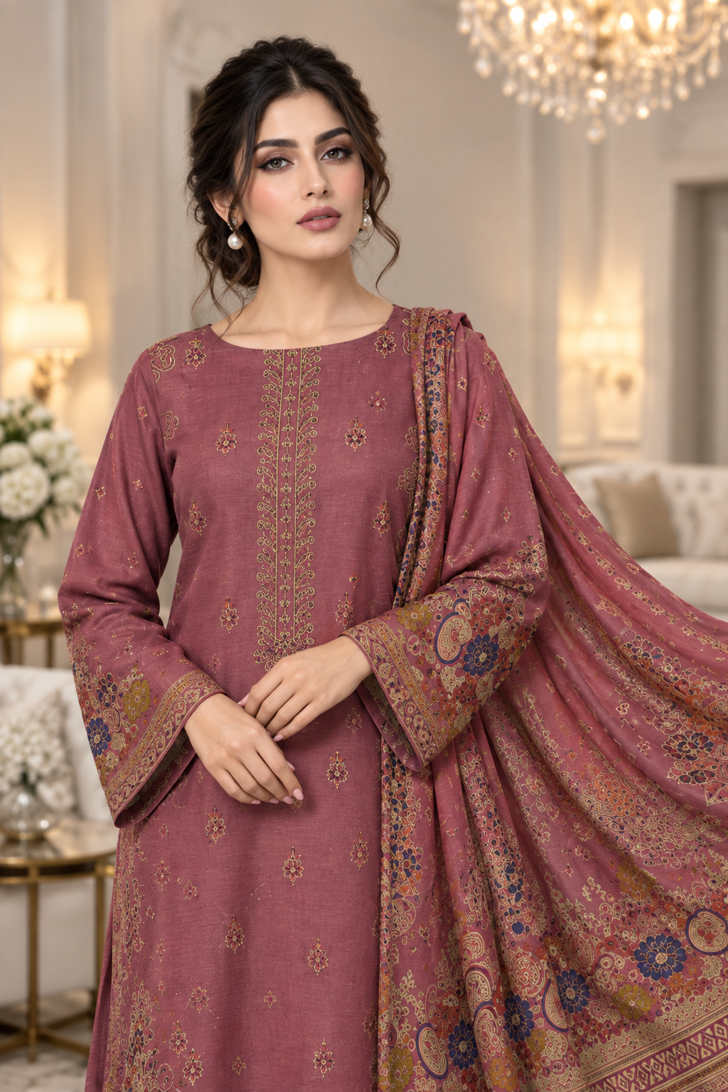 Dusty Rose - Different Model Same Design