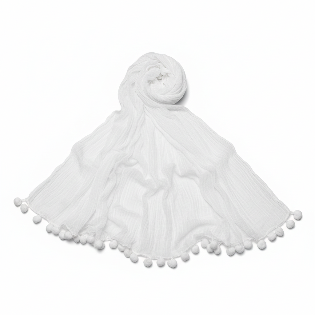 White Dupatta